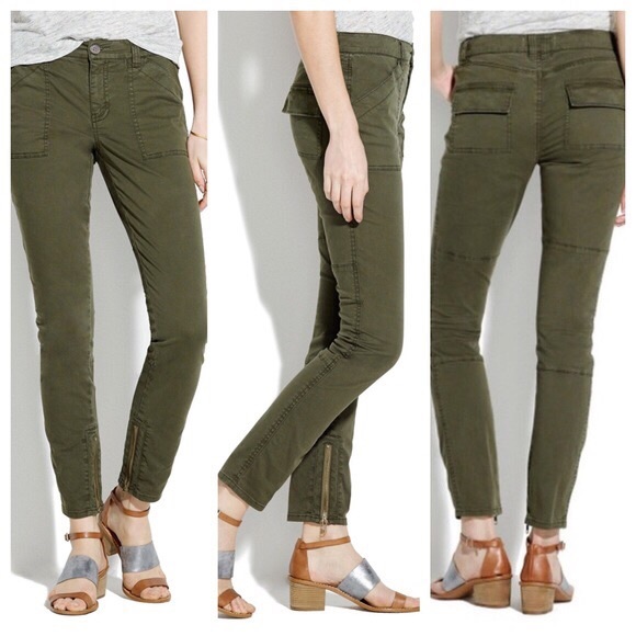 NWT Skinny Fatigue Pant in Deep Coal Size 28 - Picture 2 of 3